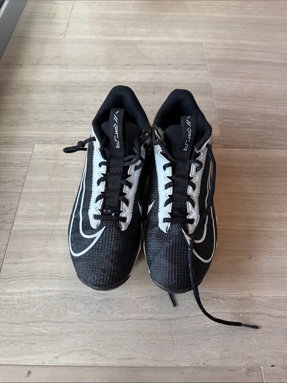 Nike Black and White Vapor Training Shoes